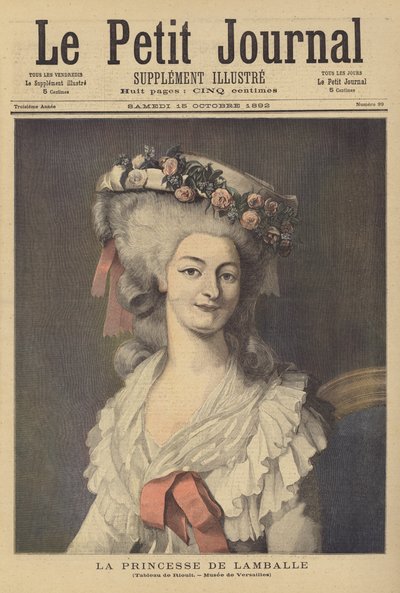 De Prinses van Lamballe door Edouard Riou