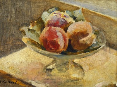 Een kom perziken door Edouard Vuillard
