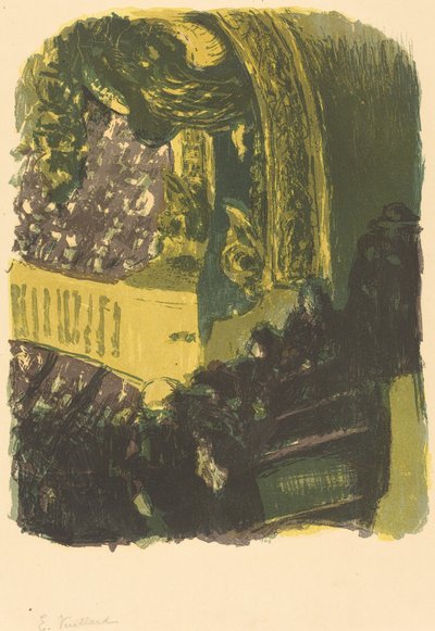 Een Galerij in de Gymzaal door Edouard Vuillard