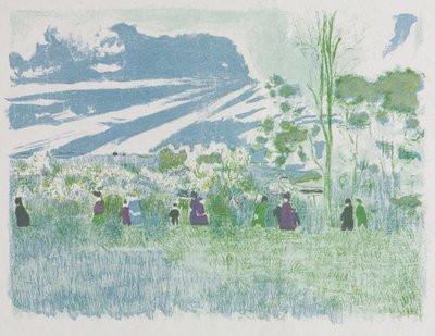 Over de Velden door Edouard Vuillard