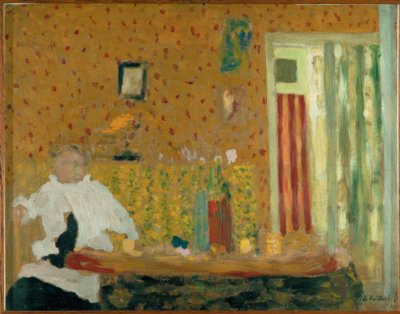 Na de maaltijd door Edouard Vuillard