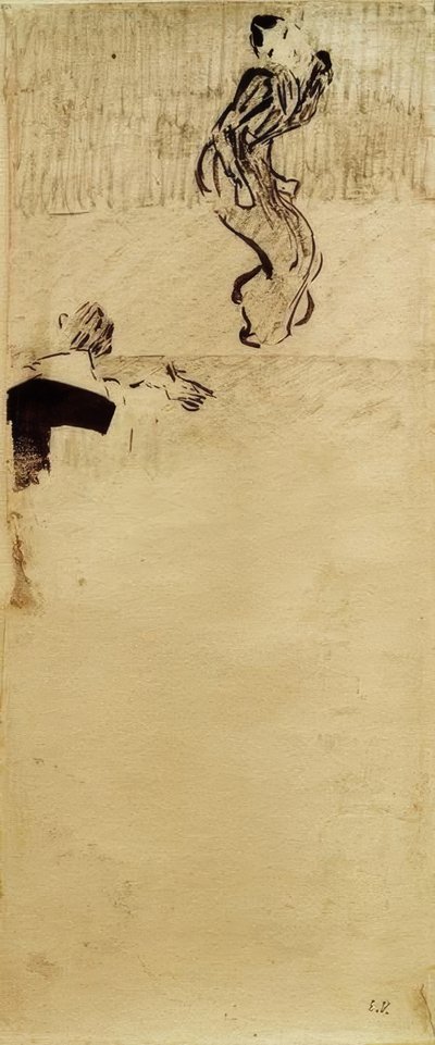 In het theater door Edouard Vuillard