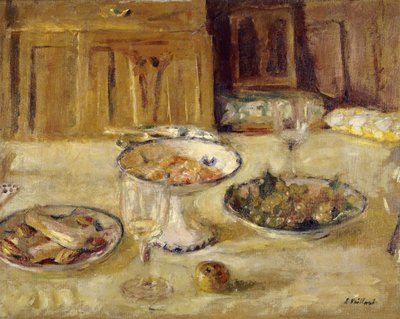 Koekjes en Fruitcompote door Edouard Vuillard