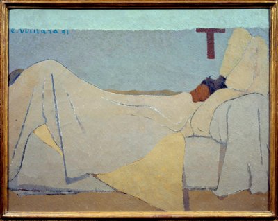 In Bed door Edouard Vuillard