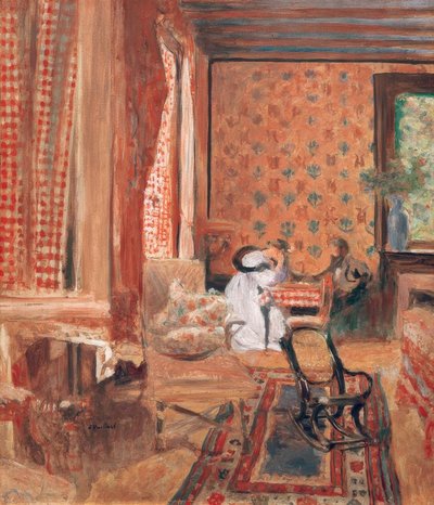 Het damespartijtje door Edouard Vuillard