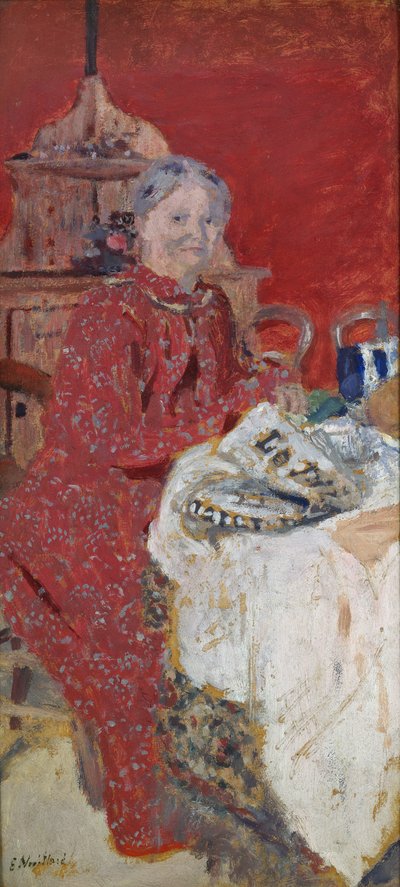 Le Déjeuner, 1890s door Edouard Vuillard