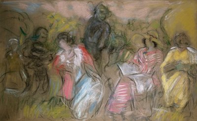 Le Parc des Clayes, ca. 1910 door Edouard Vuillard