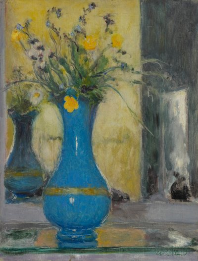 De blauwe vaas, ca. 1932 door Edouard Vuillard