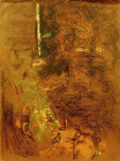 Het Vintimille-plein in de ochtendmist door Edouard Vuillard