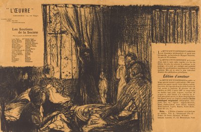De steunpilaren van de samenleving door Edouard Vuillard