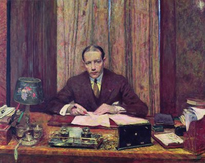 Lucien Rosengart (1881-1976) c.1925 door Edouard Vuillard