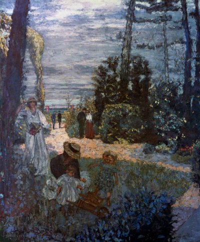 Lunch in Vasouy, 1901 door Edouard Vuillard