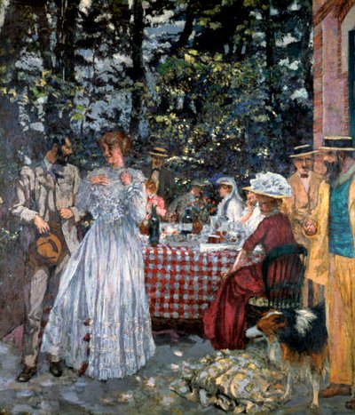 Lunch in Vasouy, 1901 door Edouard Vuillard