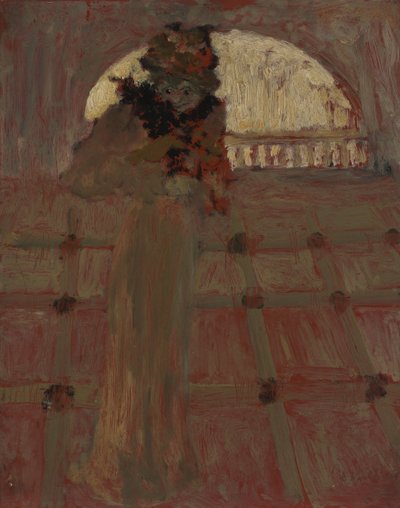 Misia in de opera, ca. 1900 door Edouard Vuillard