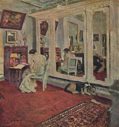 Mme Hessel, rue Rivoli, ca. 1902 door Edouard Vuillard
