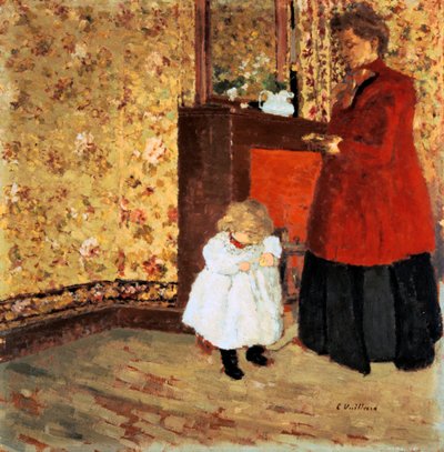 Moeder en kind door Edouard Vuillard