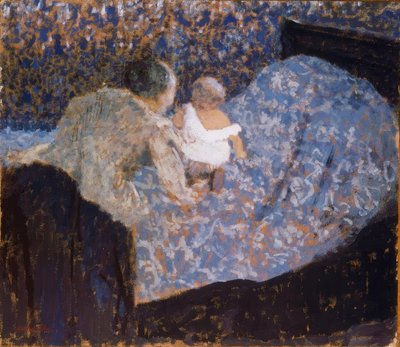 Moeder en kind door Edouard Vuillard