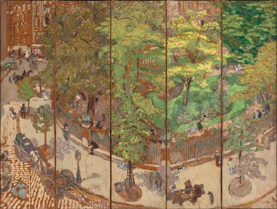 Place Vintimille door Edouard Vuillard