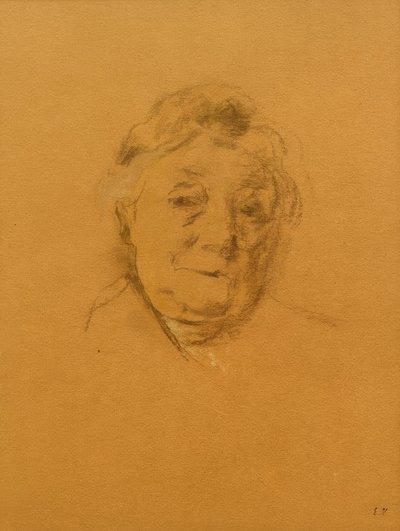 Portret van Madame Bénard van voren door Edouard Vuillard