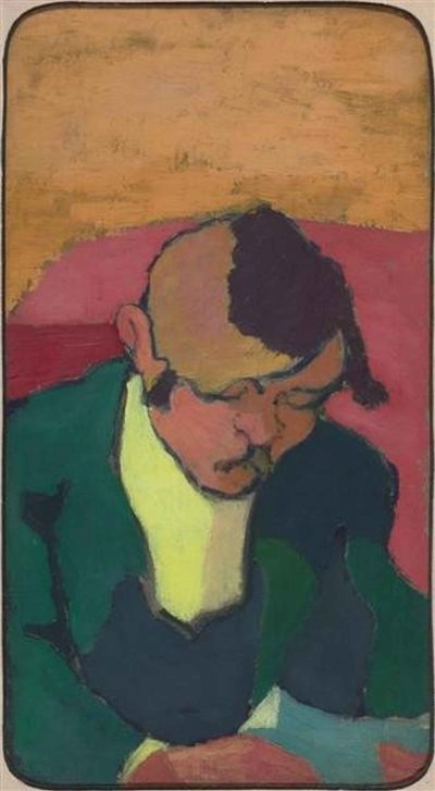Portret van Ker-Xavier Roussel 1867-1944, ca. 1890 door Edouard Vuillard