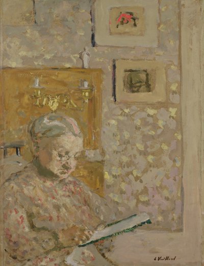 Portret van Madame Vuillard, de Moeder van de Kunstenaar, c.1910 door Edouard Vuillard