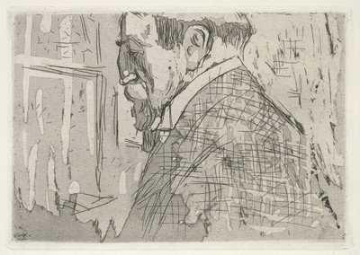 Portret van Theo van Rysselberghe door Edouard Vuillard