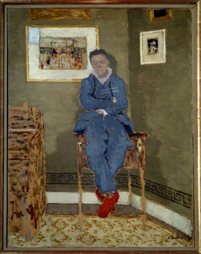 Portret van de schilder Felix Vallotton door Edouard Vuillard