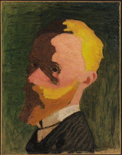 Zelfportret, ca. 1890 door Edouard Vuillard