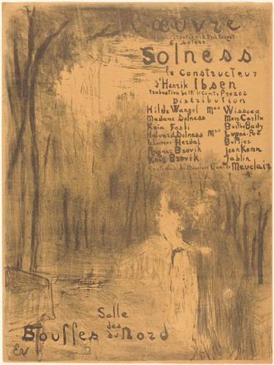 Solness de bouwer door Edouard Vuillard