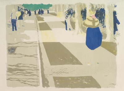 De Laan, uit de serie Landschappen en Interieurs door Edouard Vuillard