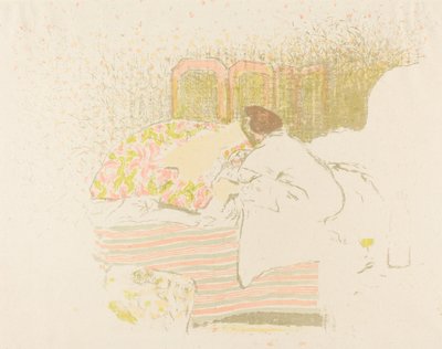De geboorte van Annette, 1898 door Edouard Vuillard