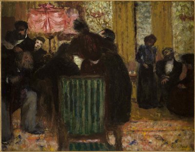 De muzikale soirée, ca 1896-1899 door Edouard Vuillard