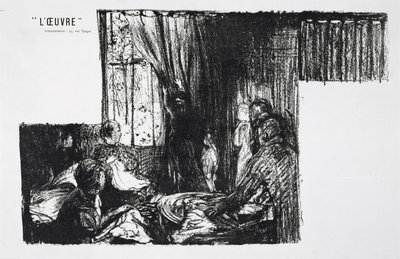 De zuilen van de samenleving, 1896 door Edouard Vuillard