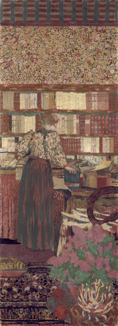 De privacy. Decoratie voor de bibliotheek van Dr. Vaquez door Edouard Vuillard