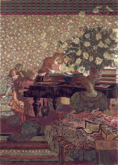 De privacy. Decoratie voor de bibliotheek van Dr. Vaquez door Edouard Vuillard