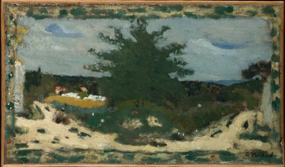 De zonnige weg, Laville Pond, ca. 1898 door Edouard Vuillard