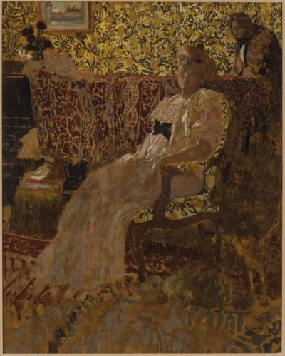De vrouw in de stoel door Edouard Vuillard