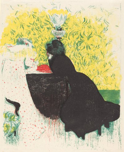 Twee Schoonzussen Les deux belles-soeurs, 1897-1898 gepubliceerd 1899 door Edouard Vuillard