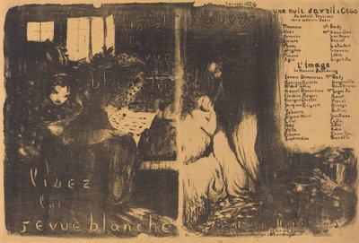 Een nacht in april op Ceos; Het beeld door Edouard Vuillard