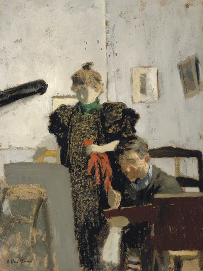 Vallotton en Natanson door Edouard Vuillard