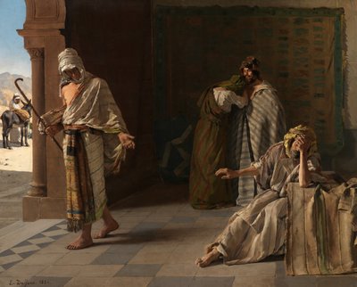 Het vertrek van de verloren zoon door Edouard de Jans