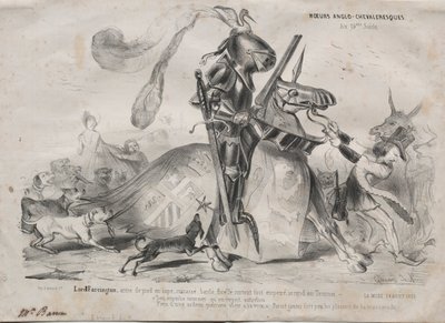 Moeurs Anglo-chevaleresques, 1839 door Edouard de N___