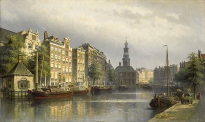 De Singel, Amsterdam, richting de Munt door Eduard Alexander Hilverdink