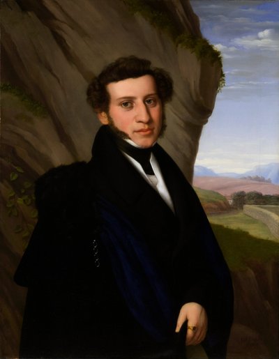 Portret van Sam Ehrenstamm door Eduard Friedrich Leybold