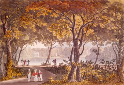 Töplitz. De kasteeltuin door Eduard Gurk