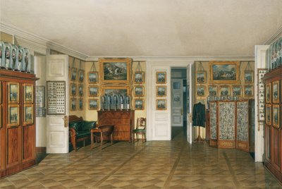 Interieurs van het Winterpaleis. De kamer van de lakei van keizer Alexander II, 1874 door Eduard Hau