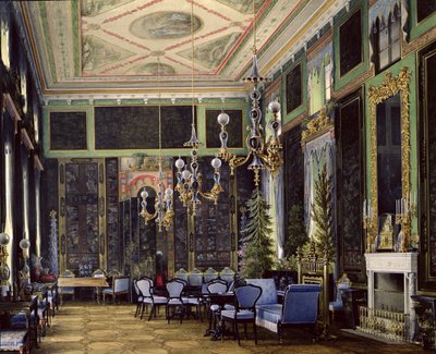 De Chinese Kamer in het Grote Paleis in Tsarskoye Selo door Eduard Hau