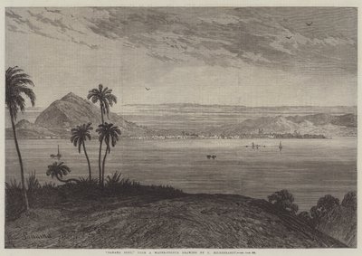 Haven van Panama door Eduard Hildebrandt