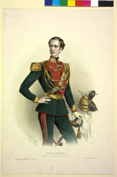 Keizer van Oostenrijk Franz Joseph I door Eduard Kaiser