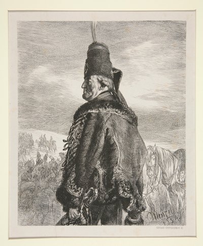Portret van Belling door Eduard Kretzschmar